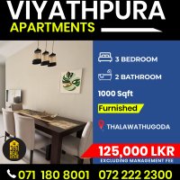VIYATHPURA APARTMENT FOR RENT (FURNISHED)
